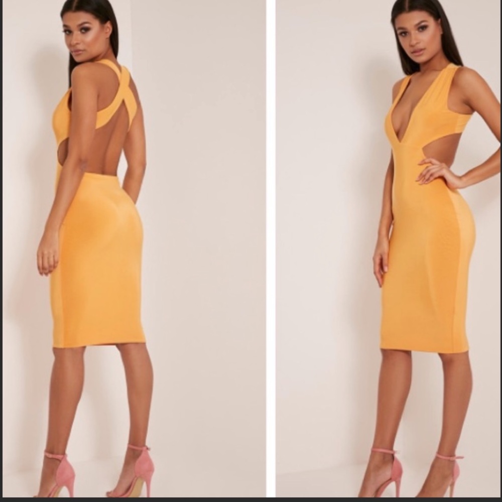 Mustard Yellow Club Dress